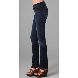 New Womens Designer Citizens of Humanity Ava Straight Dark Jeans 24 USA Distress